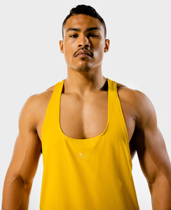 High Quality Fitness Bodybuilding Gym Tank Tops Wholesale <b>Mens</b> <b>Singlet</b> Casual Ribbed Breathable Cotton Vest - Product Image 1