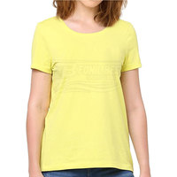 T-shirts en tricot à manches courtes et col rond pour femmes, décontractés pour l'été - 100% coton doux, respirant, de haute qualité, pour une utilisation en extérieur