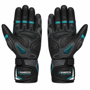 Gants de moto imperméables coupe-vent à doigts complets pour extérieur, motocross, unisexe, adultes, personnalisables, nouvelle mode, manchette courte - Product Image 4