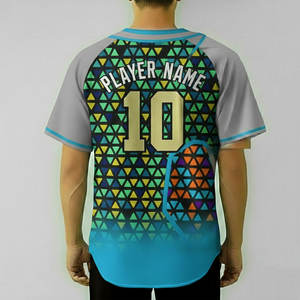 Maillots de baseball rayés personnalisés en gros, haute qualité, 100 % polyester, ensemble de maillots de baseball vierges pour adultes et équipes débutantes - Product Image 2