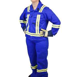 Ropa de Trabajo Resistente para Uso Diario, Diseñada para Trabajos Activos, con Ajuste Relajado, Reflectante, de Algodón, de Larga Duración, Uniforme Industrial - Product Image 4