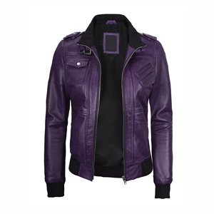 Veste en cuir véritable pour femmes, taille plus, coupe-vent et respirante, style streetwear noir pour les amateurs de moto - Product Image 6