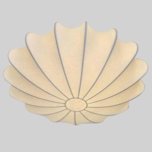 Modern Fabric <b>Ceiling</b> Mount Round Shape Eco-Friendly Diwali Home <b>Decor</b> Light Fixture for Indoor Living Room Lightweight Design - Product Image 1