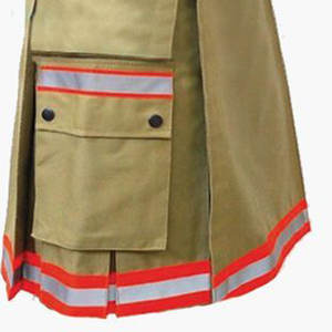 Kilt de pompier neuf de qualité supérieure, 100% coton avec réflecteur orange très visible - Product Image 5