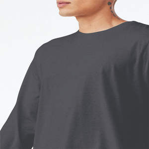 Camisetas Formales al por Mayor con Cuello Redondo y Ribete en Contraste para Hombre y Niño, Multicolor, Manga Larga, a Cuadros, 100% Algodón, Ecológicas, de Secado Rápido, Marca Privada - Product Image 5