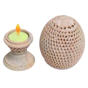 Quantité en vrac brûleur à mazout d'arôme en stéatite naturelle brûleur à mazout en stéatite de conception faite à la main pour cadeaux - Product Image 3