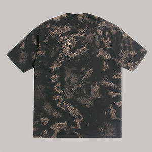 Men's <b>Tie</b>-<b>Dye</b> Cotton T-<b>Shirt</b> Short Sleeve O-Neck Casual Regular Fit Jersey Knitted Breathable Green Patterned Top - Product Image 5