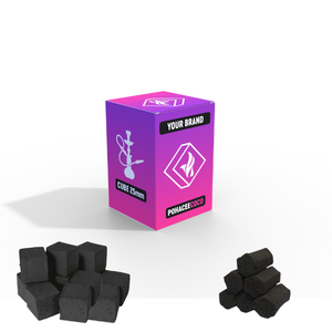 OEM de marca privada de fábrica de Indonesia Shisha Hookah carbón de grado premium cáscara de coco briquetas de carbón ceniza baja quema larga - Product Image 1