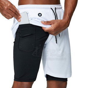 <b>Classic</b> Wear 2 IN 1 Shorts Stretchable Comfort 2 IN 1 Shorts Running Design 2 IN 1 Shorts Sports - Product Image 3