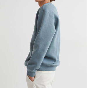 Sweat-shirt d'hiver unisexe avec col double couche, broderie perlée, fabrication sur mesure ODM, manches longues - Product Image 5