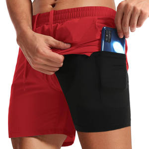 Pantalones Cortos de Rugby Sublimados Unisex de Poliéster y Algodón con Cordón Elástico, Pantalones Cortos de Rugby con Bolsillos con Cremallera, Pantalones Cortos Deportivos para Hombre - Product Image 2