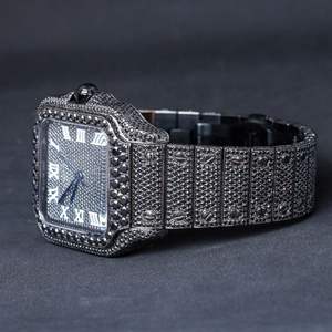 Montre Moissanite Personnalisée de Haute Qualité, Sertie de Diamants VVS, Style Hip Hop, Cadeau pour Homme - Product Image 3