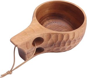 Taza Kuksa Premium a Precio de Mayoreo, Hecha a Mano, de Madera Natural, para Café, Té, Camping, Senderismo y Aventuras al Aire Libre - Product Image 4