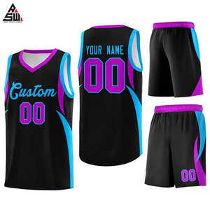 Conjunto de Uniforme de Baloncesto Personalizado para Hombre, Camiseta sin Mangas y Pantalones Cortos, Transpirable, Absorbente de Humedad, Antibacteriano, de Alto Rendimiento - Product Image 1