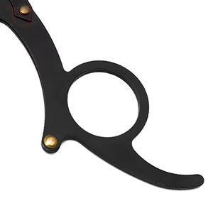 High Quality Old-fashioned Stainless Steel Safety <b>Razor</b> Finger Handle Face Shaving <b>Single</b> <b>Blade</b> Replaceable for Eyebrow Beard - Product Image 5