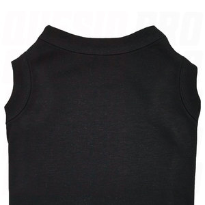 Chemise pour chiot en coton noir uni, douce, confortable, respirante, vêtements pour animaux de compagnie, légère, à porter tous les jours pour les petits chiens et les chiots - Product Image 3