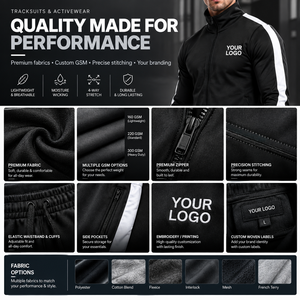 Trajes de compresión transpirables de alta calidad hechos a medida, con cierre elástico en la cintura de spandex/poliéster, ropa de gimnasio con sublimación de marca privada. - Product Image 5