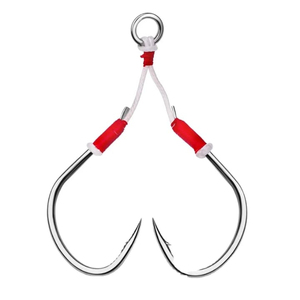 15 Aparejos Sabiki de Acero Inoxidable Luminosos de Alta Resistencia con 12 Anzuelos Circulares, Señuelo Flasher para Pesca con Flotador de Lubina, Trucha y Carpa, Anzuelos Triples - Product Image 5