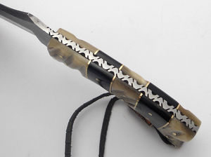 Cuchillo de Caza de Acero de Damasco Hecho a Mano de la Mejor Calidad con Mango de Madera, Soporte OEM - Product Image 2