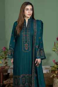 Trajes de 3 piezas para mujer al por mayor, estilo pakistaní, con bordado en el cuello, Salwar Kameez, Salwar liso, Dupatta de tela Lawn, casual de verano - Product Image 3