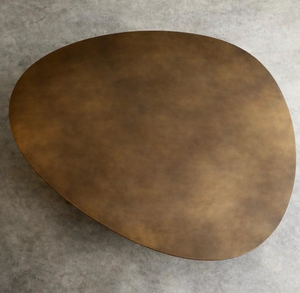 Aluminum Metal Handmade Living Room Furniture Centerpiece Coffee Side <b>Table</b> Original Contemporary <b>Gold</b> Metal Low <b>Table</b> Unique Pc - Product Image 5