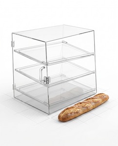Acrylic Rectangle Injection-Molded Recyclable Folding Storage <b>Containers</b> & Bins with Multifunction Design for Clothing - Product Image 2
