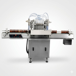 Máquina Automática de Llenado de Líquidos de Acero Inoxidable 440V, Equipo Industrial de Llenado de Botellas para Envasado de Alimentos, Bebidas y Productos Químicos - Product Image 1