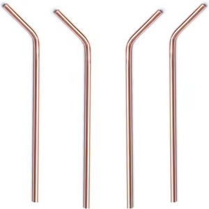 High Polish Stainless Steel <b>Drinking</b> <b>Straws</b> Durable Metal Drinkware <b>for</b> Commercial Buyers - Product Image 3