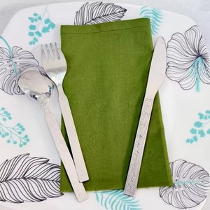 Serviettes de table carrées de qualité supérieure, 100% coton, imprimées à la main, écologiques, réutilisables, lavables en machine, 10 pièces, 16x16 pouces - Product Image 6