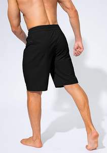 Men's Casual Summer Shorts High Quality Cotton Breathable Quick Dry Windproof High Waist <b>Drawstring</b> Closure Beachwear - Product Image 4