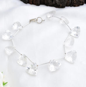 Cuentas de cristal talladas de 9 pulgadas, cuentas de piedras preciosas naturales para la elaboración de joyería fina. - Product Image 6