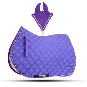 Quilted Faux Fur Horse Saddle Pad Shock Absorbing Equine Cushion Custom Logo Riding Training <b>Blanket</b> - Product Image 6