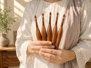 Ganchos de Crochet Hechos a Mano de Madera de Palisandro |   Agujas Suaves para Crochet - Product Image 6