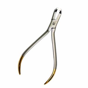 Pince de décollement incurvée pour brackets orthodontiques, pointe TC, en acier inoxydable, instrument dentaire manuel, fournisseur ISO OEM Inde, Classe - Product Image 1