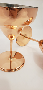 Copa de vino de cobre 100% puro, copa de cobre sólido de grado alimenticio, copa de vino de cobre premium. - Product Image 2