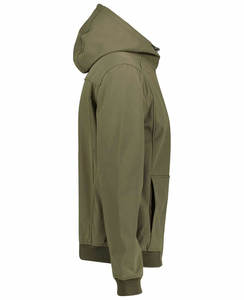 Veste Softshell Légère et Respirante pour Homme avec Capuche Col Montant Caractéristiques Extérieures Imperméables-Style High Street - Product Image 6