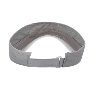 Visière unisexe de qualité supérieure en polyester bleu clair avec bord incurvé, ajustement réglable pour une utilisation en extérieur au printemps et en été, pour adultes - Product Image 5
