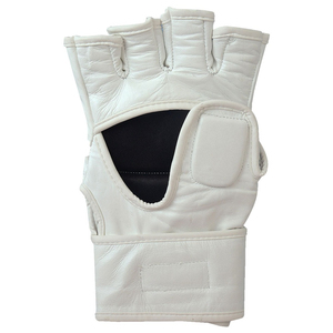 Gants de combat professionnels pour MMA, Sanda et Kickboxing, avec fermeture extensible, imperméables, sans doigts, en PU - Product Image 6
