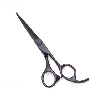 Ciseaux de coiffure professionnels en acier inoxydable, lame tranchante, manche long durable en plastique, pour droitiers, non pliables - Product Image 3