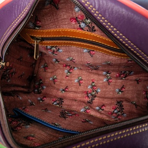 2025 nouvelle mode couture couleur femme sacs fourre-tout grande femme sacs à main pour les déplacements en cuir véritable Style rétro femme sacs à bandoulière - Product Image 6