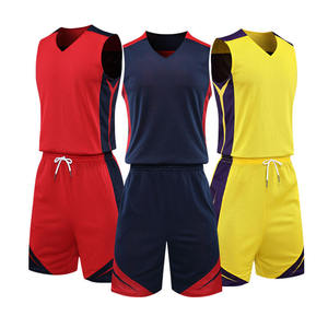 Custom Basketball Team Uniforms V Neck Sleeveless Jersey with Matching <b>Shorts</b> for Men <b>Women</b> - Product Image 1