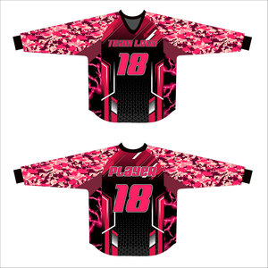 Camiseta de Paintball con Logotipo Personalizado, Uniforme de Equipo Sublimado, Ropa Deportiva de Alta Calidad para Clubes, Ligas y Torneos - Product Image 5
