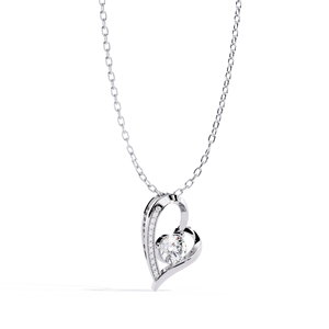 จี้เพชรสร้างในห้องปฏิบัติการ ได้รับการรับรองจาก IGI ระดับ VVS สำหรับผู้หญิง สร้อยคอจี้เพชรเดี่ยวแบบสั่งทำพิเศษ ทอง 10K 14K 18K - Product Image 3