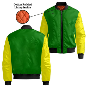 New Arrival Women Satin Bomber Jacket Embroidered <b>Applique</b> Patch Zip Varsity Short Jacket Custom Greek Sorority University Wear - Product Image 6