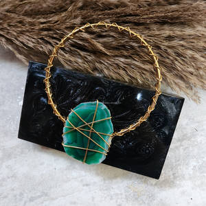 Bolso de mano de resina de alta calidad para mujer, elegante bolso de resina, bolso de mano de resina a la moda. - Product Image 1