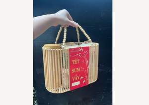 Usine authentique vietnamienne de boîtes et paniers cadeaux en bambou pour les ensembles de pique-nique en plein air et les fournitures de service alimentaire pour les fêtes de jardin estivales - Product Image 2