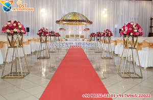 ของตกแต่งห้องโถงงานแต่งงานของอินเดียใต้โถงทางเดินในงานแต่งงานธีม mughal สำหรับผู้หญิงของตกแต่งเวทีงานแต่งงานแบบดั้งเดิม - Product Image 2