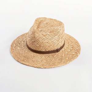 Chapeau de paille Panama Bao fait main, mode printemps-été, avec ruban décoratif, pour l'extérieur, protection solaire jazz - Product Image 1