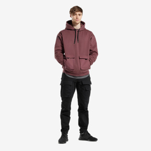 เสื้อฮู้ดผ้าฝ้ายแฟชั่นทันสมัยพร้อมกระเป๋าตกแต่ง  มีบริการสกรีนโลโก้ตามสั่ง  รับผลิตแบบ OEM - Product Image 1