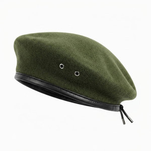 Comfortable Winter Outdoor Wool Blend Ceremonial <b>Beret</b> Hat for Formal Gatherings Honor Guard Official Functions - Product Image 6